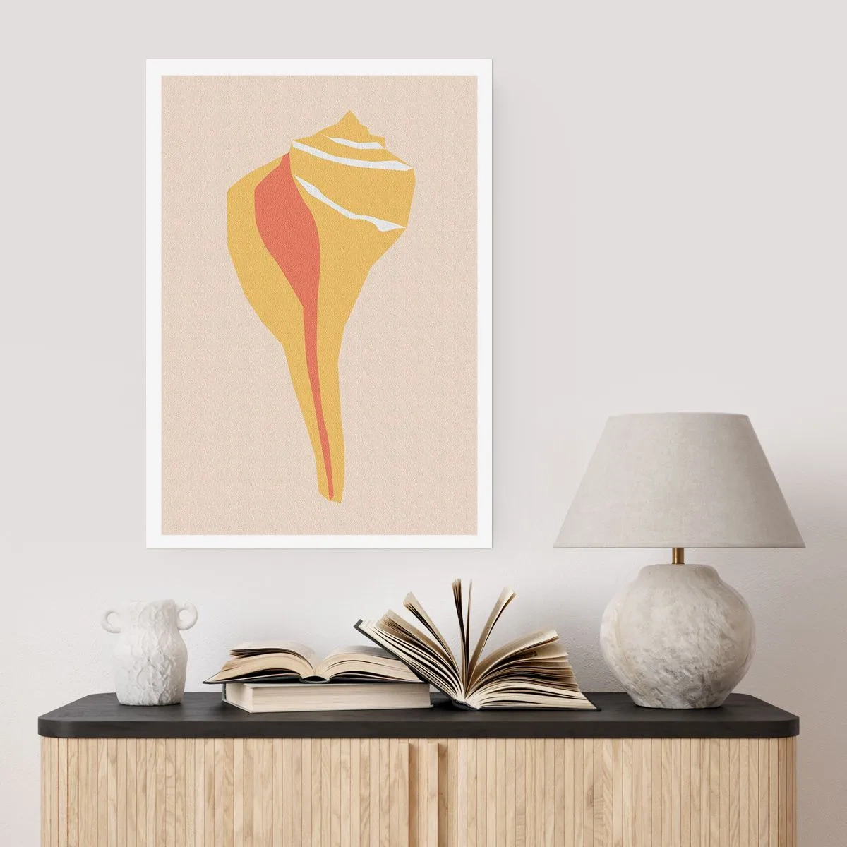 Affisch - Organisk abstraktion - tillväxt - 50x70 cm