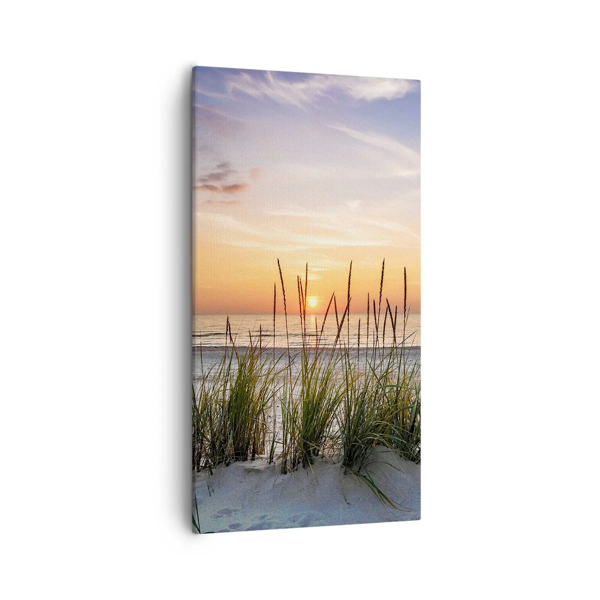 Canvastavla - Bild på duk - Titta, tänk, känn - 55x100 cm