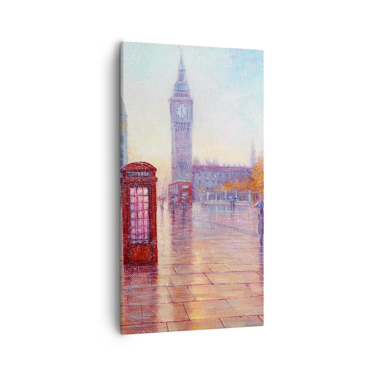 Canvastavla - Bild på duk - Höstdag i London - 55x100 cm
