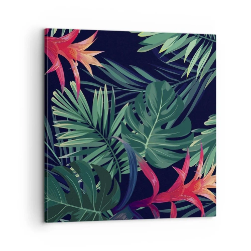 Canvastavla - Bild på duk - Brinna i grönskan - 60x60 cm