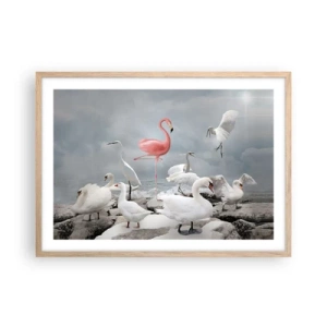 Affisch i ram av ljusek - Hur har jag hamnat här? - 70x50 cm