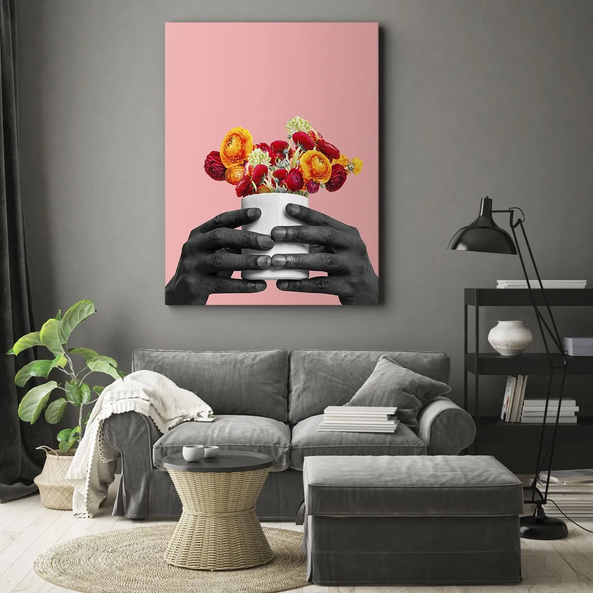 Canvastavla - Bild på duk - Livets apoteos - 50x70 cm