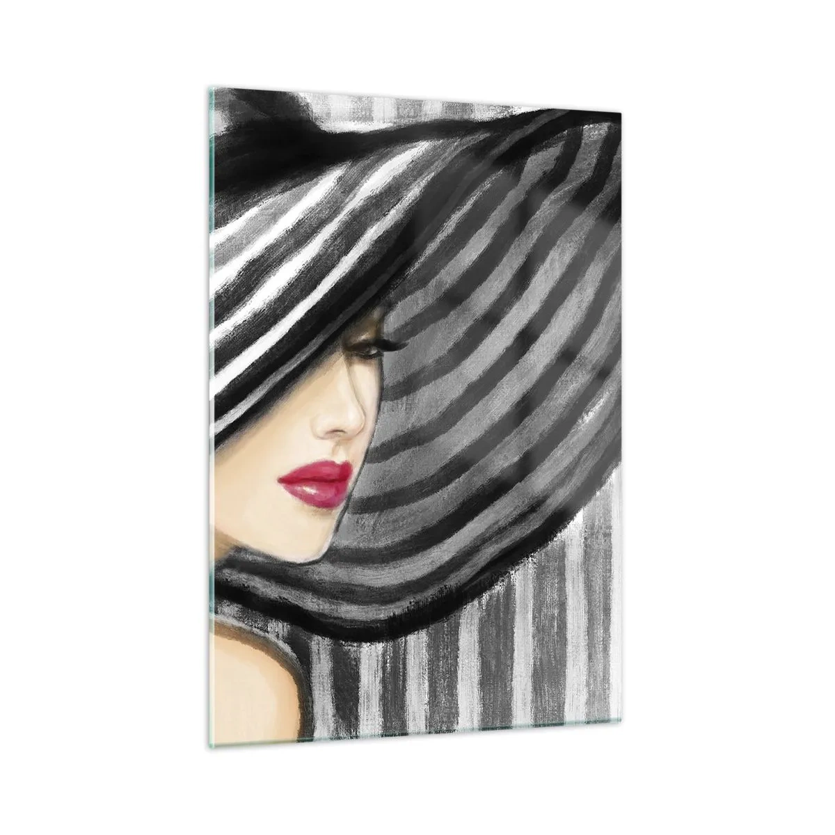 Glastavla - Bild på glas - Var hittar jag dig? - 50x70 cm