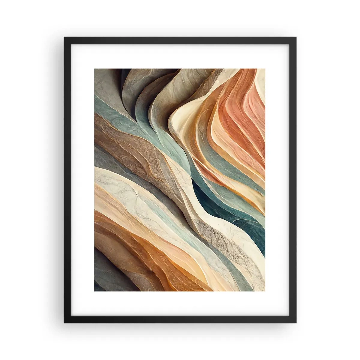 Affisch i svart ram - Ögonblick före förändring - 40x50 cm