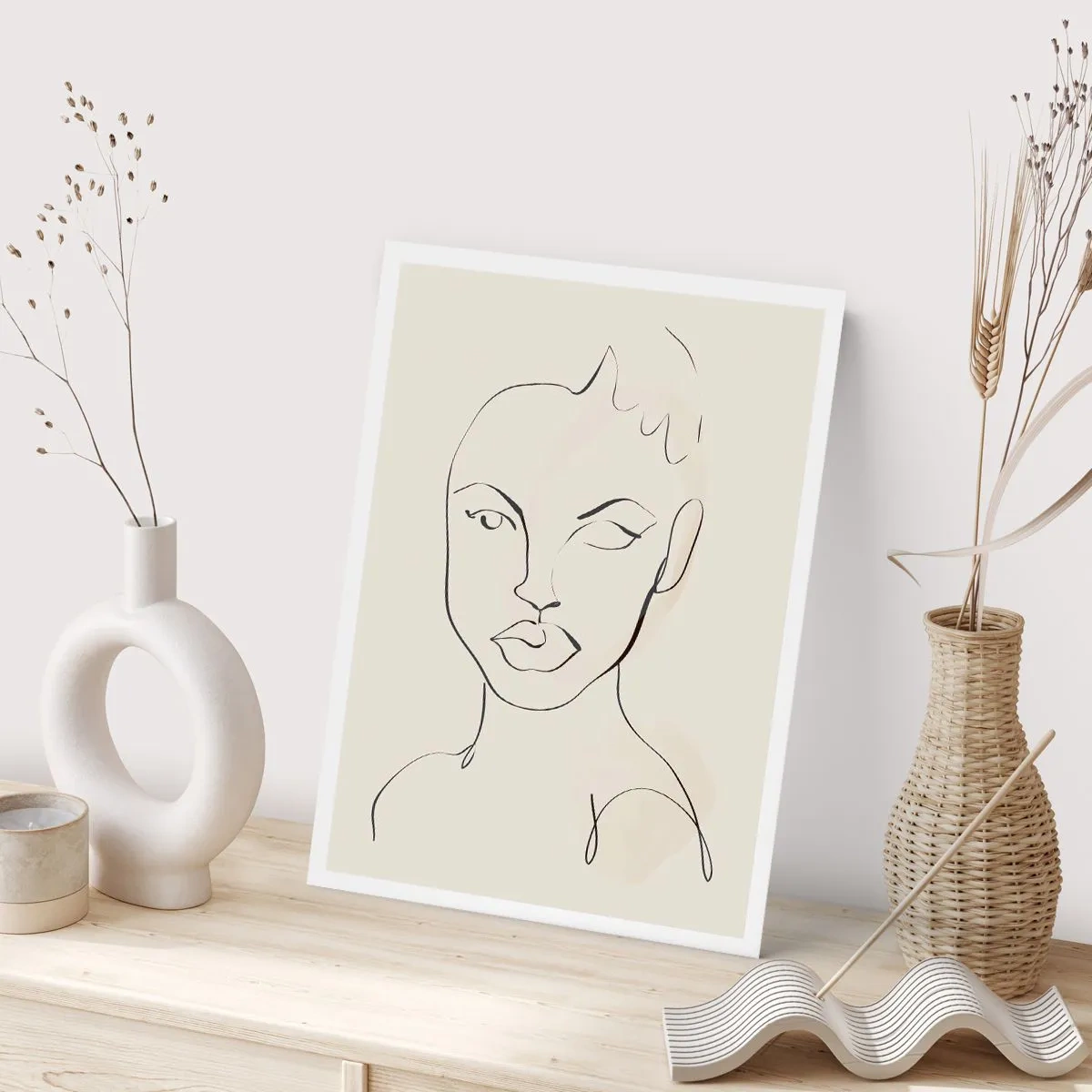 Affisch - Sensualitetens kontur - 40x50 cm