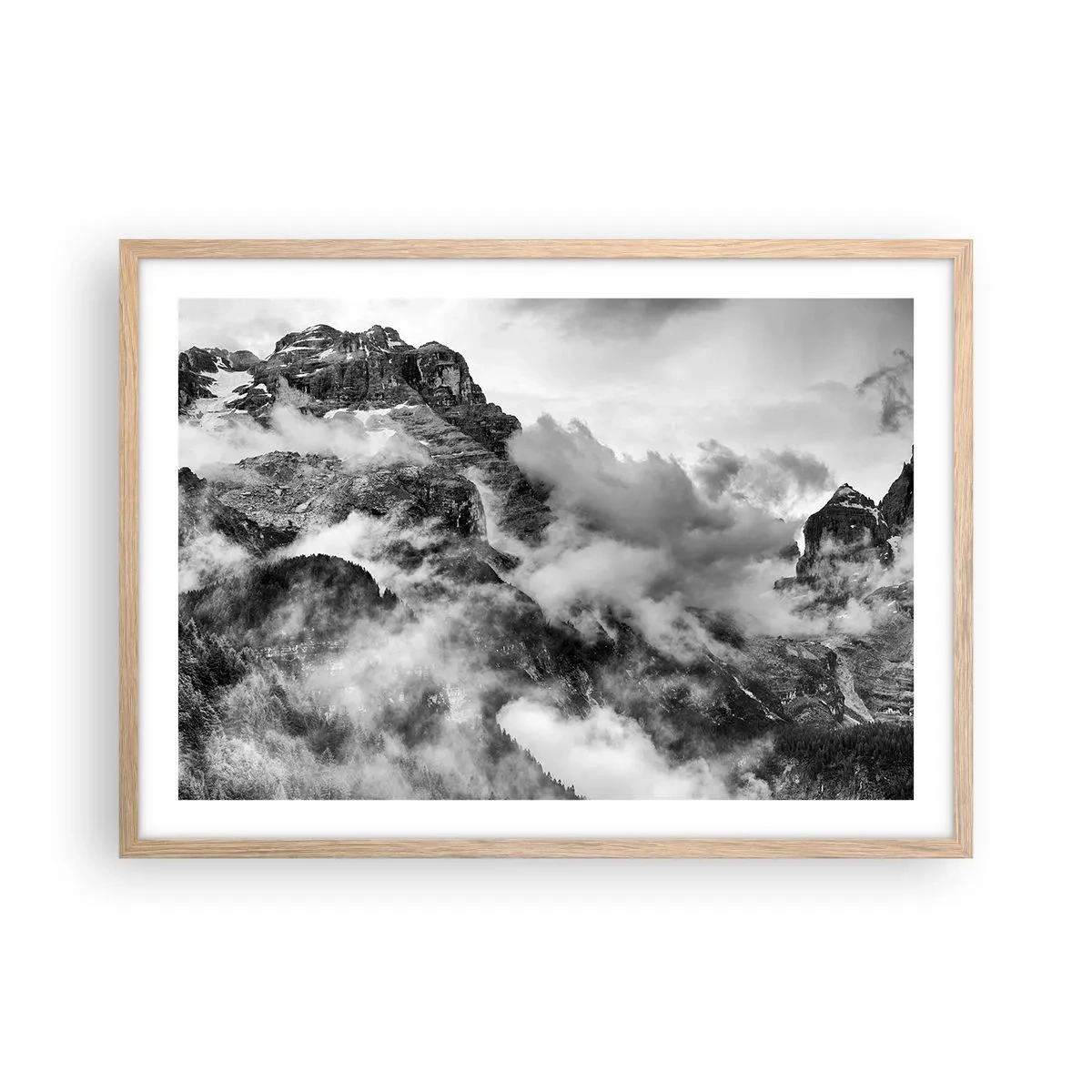 Affisch i ram av ljusek - Vackra och grymma - 70x50 cm