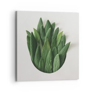 Canvastavla - Bild på duk - Ostoppbar nyfikenhet - 70x70 cm