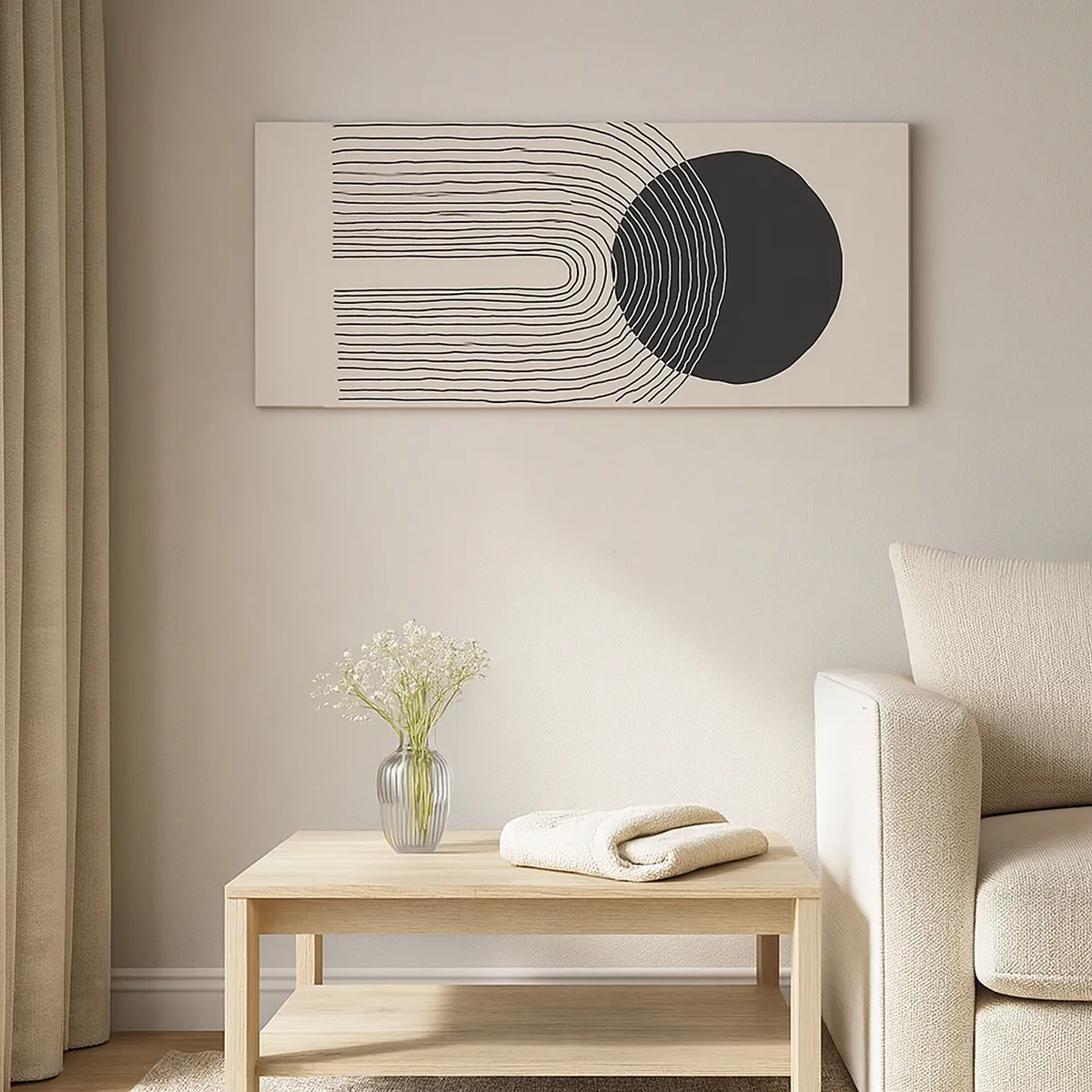 Canvastavla - Bild på duk - Darr och säkerhet - 30x30 cm