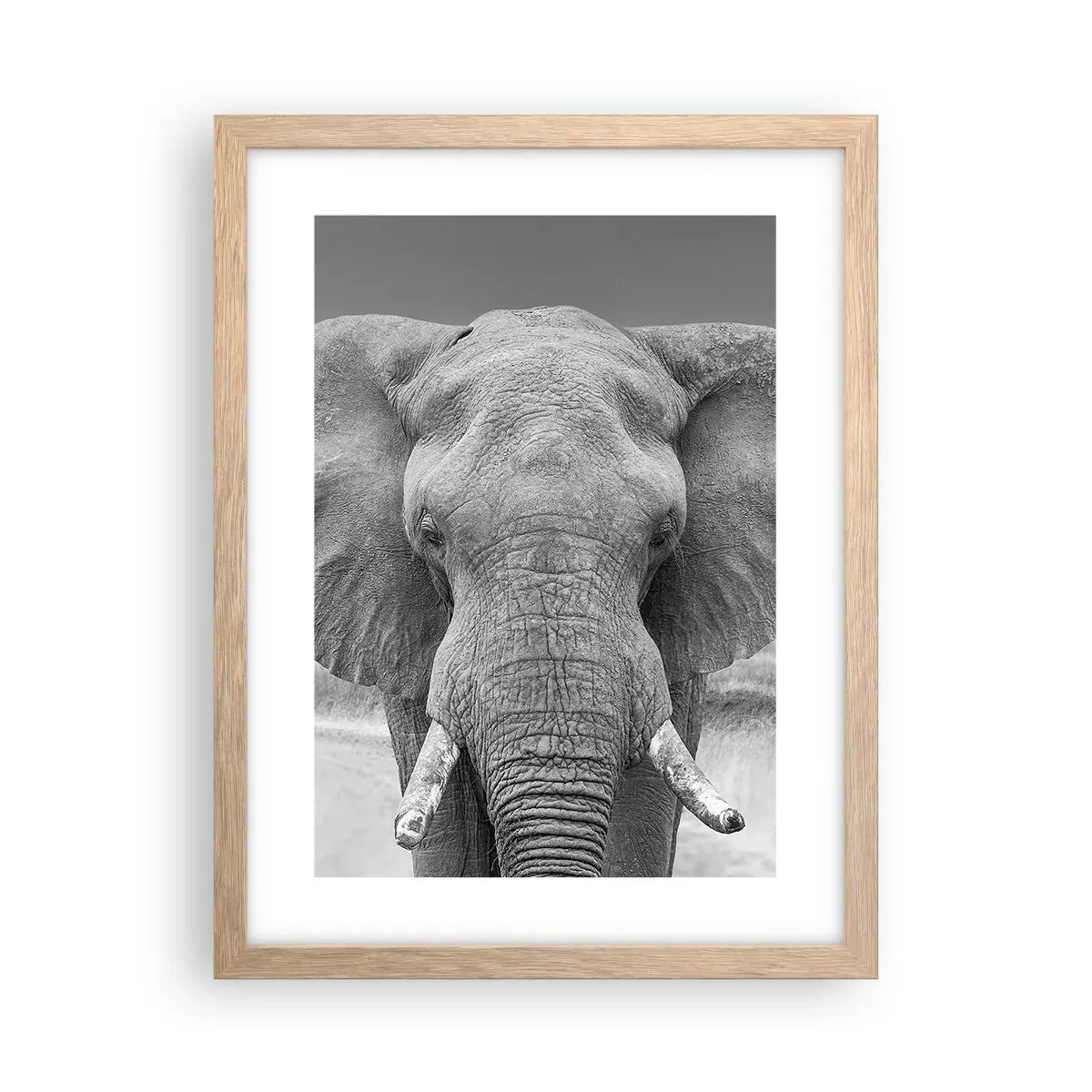 Affisch i ram av ljusek - Välkommen till min värld - 30x40 cm