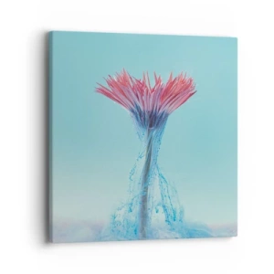 Canvastavla - Bild på duk - I upplivande famn - 40x40 cm