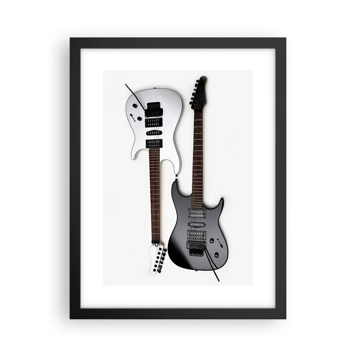 Affisch i svart ram - Formens harmoni - 30x40 cm