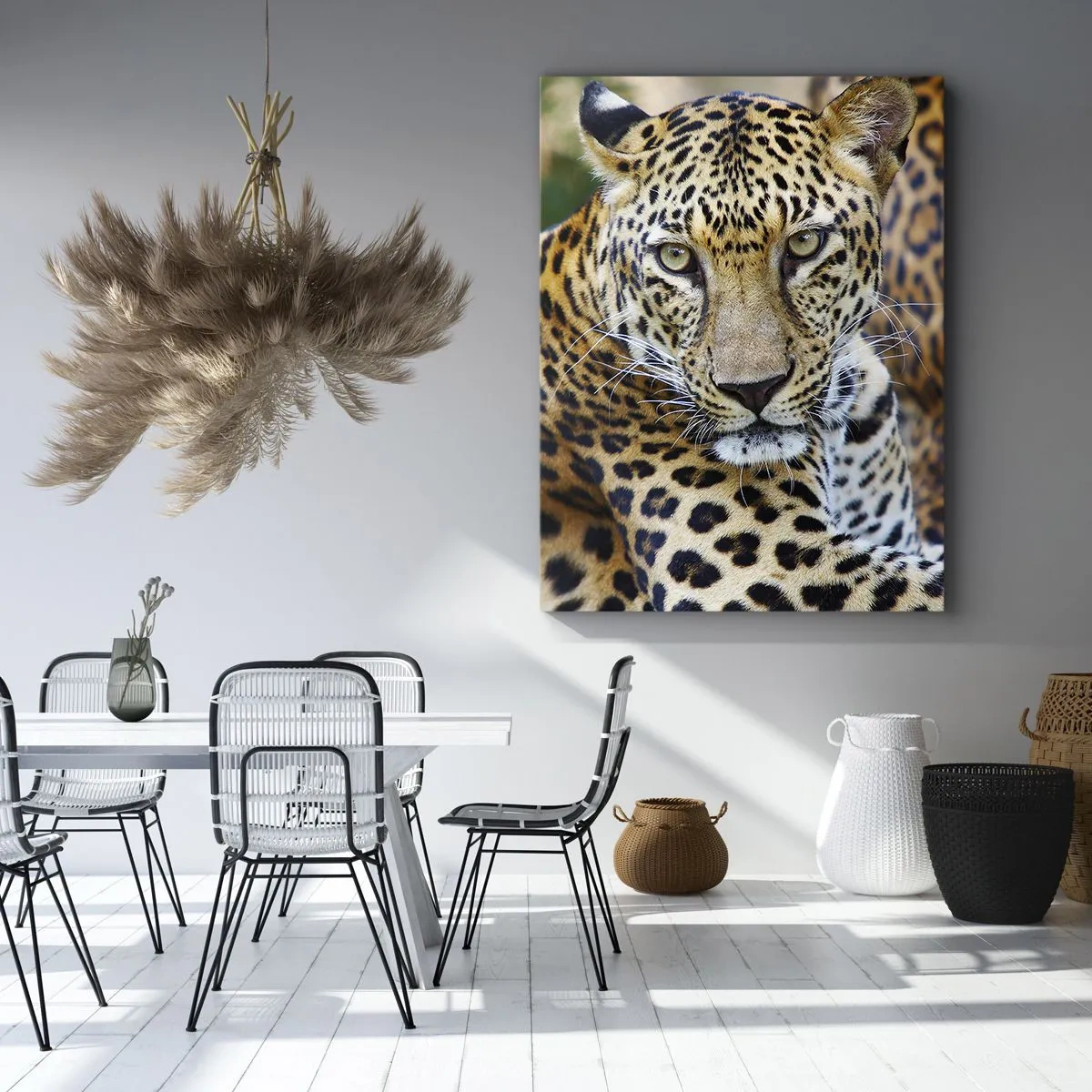 Canvastavla - Bild på duk - Vild och lugn - 50x70 cm