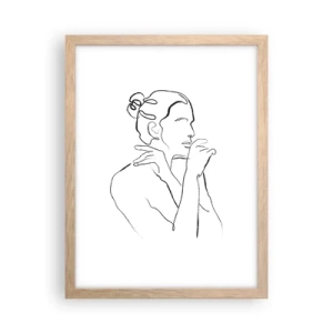 Affisch i ram av ljusek - Akten: ett sensuellt mysterium - 30x40 cm