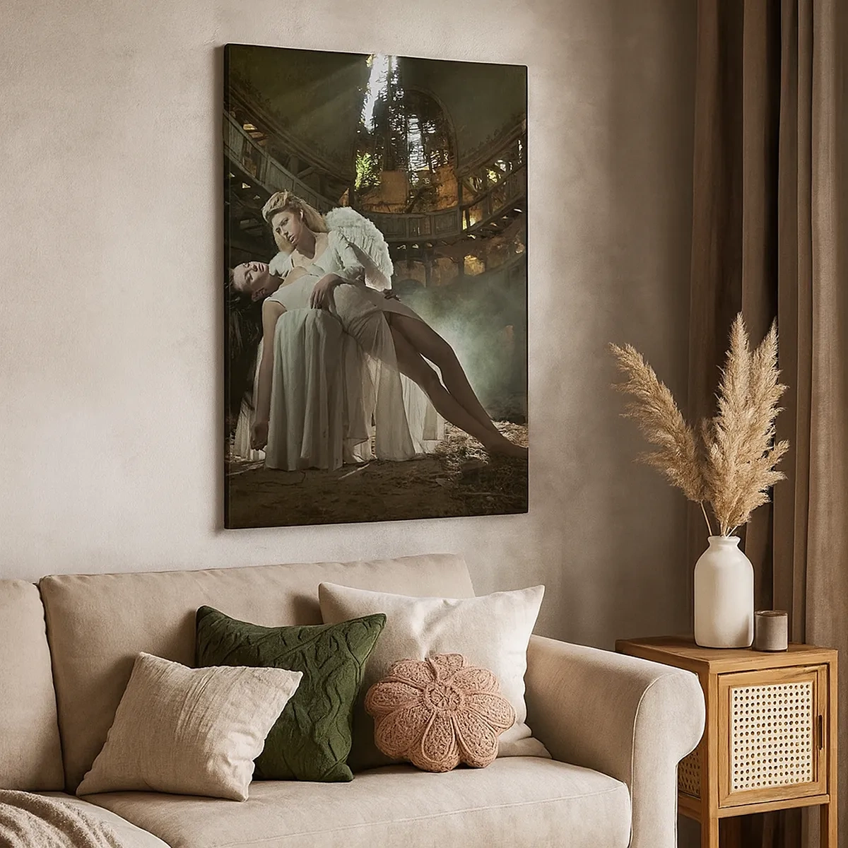 Canvastavla - Bild på duk - Gamla teaterns anda - 50x70 cm