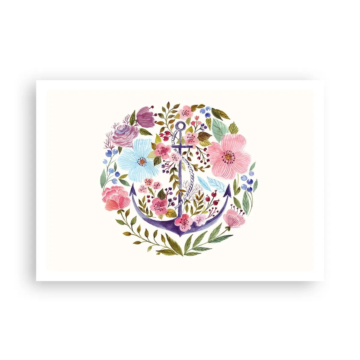 Affisch - En seglares goda sömn - 100x70 cm