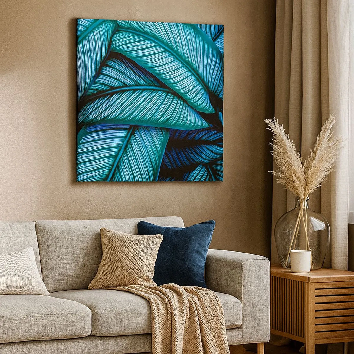 Canvastavla - Bild på duk - Livslinjer - 30x30 cm