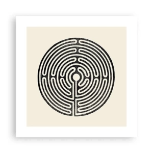 Affisch - Mystisk ordning - 40x40 cm