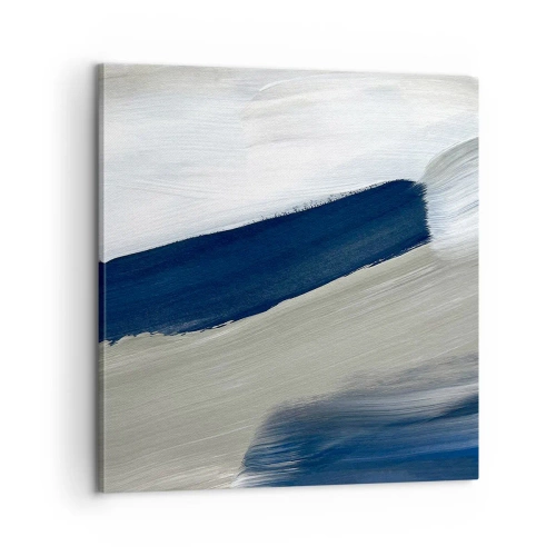Canvastavla - Bild på duk - Möte med vitt - 60x60 cm