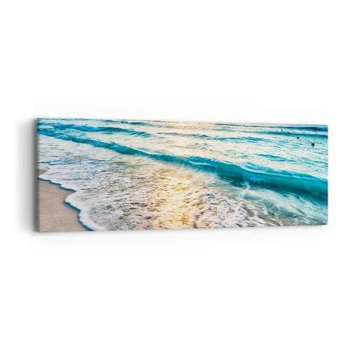 Canvastavla - Bild på duk - Vy värd besväret - 90x30 cm