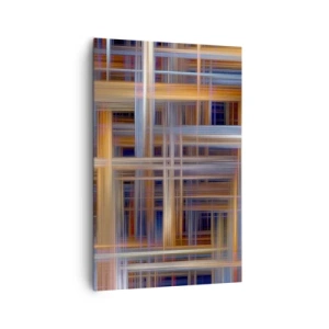 Canvastavla - Bild på duk - Vävd av ljus - 80x120 cm