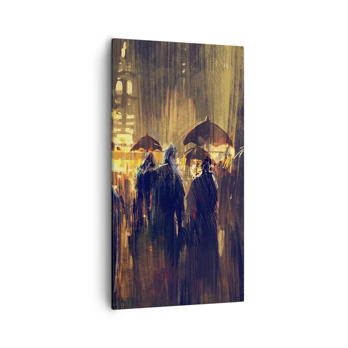 Canvastavla - Bild på duk - Regnbekännare - 55x100 cm