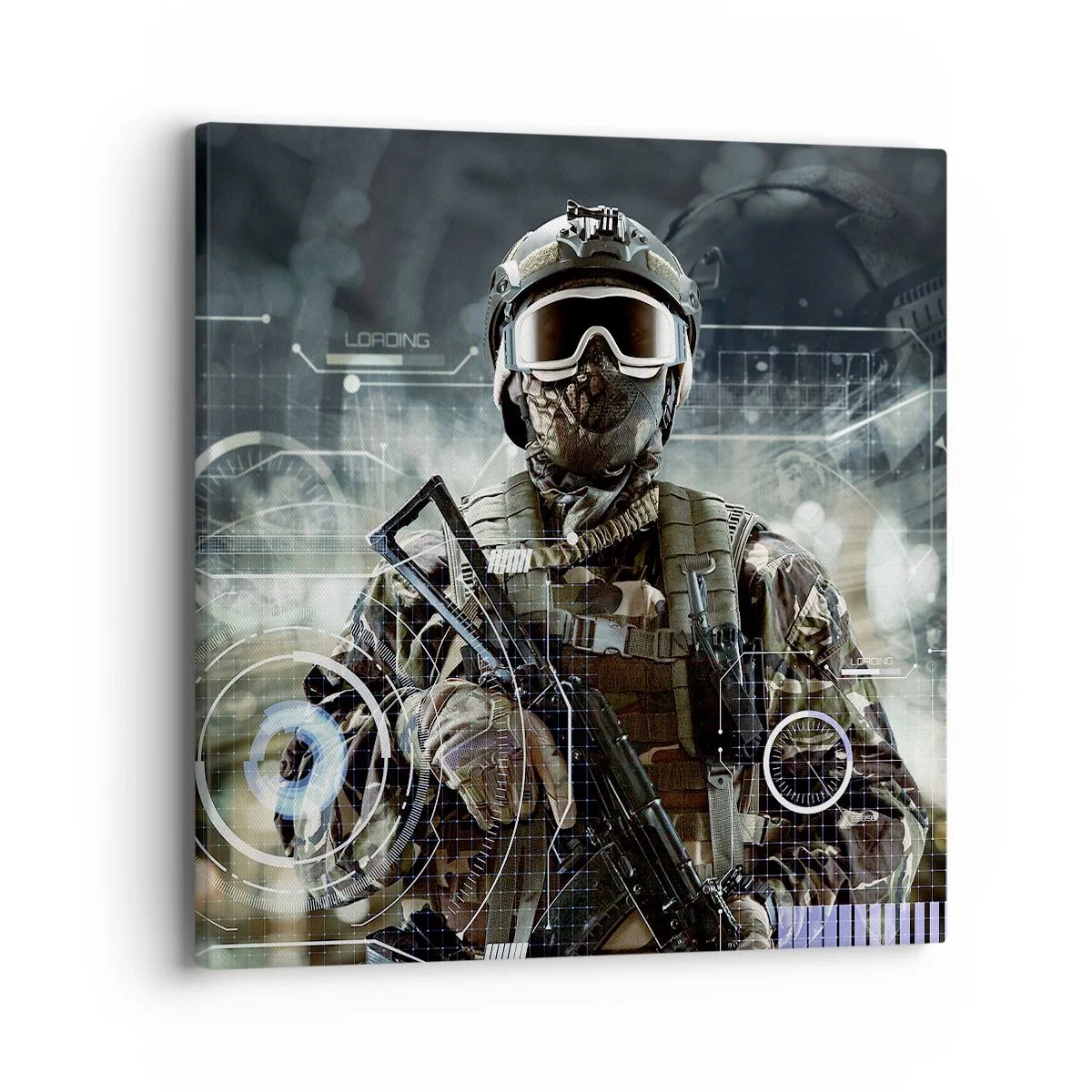 Canvastavla - Bild på duk - Makt - 40x40 cm