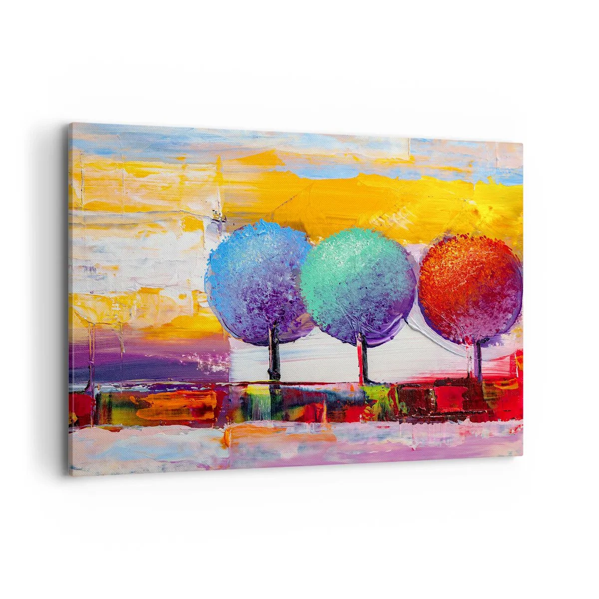 Canvastavla - Bild på duk - Tredje gången gillt - 100x70 cm