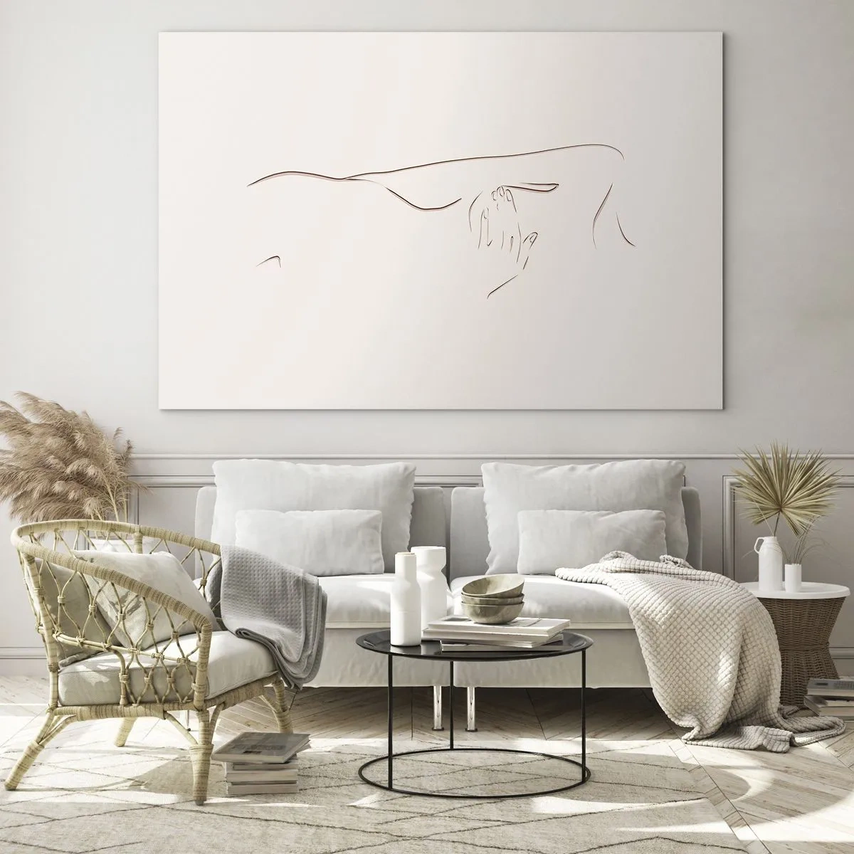 Glastavla - Bild på glas - Begärans form - 120x80 cm