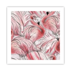 Affisch - Fåglarnas corps de ballet - 50x50 cm