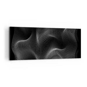 Canvastavla - Bild på duk - Ljusets dans i rymden - 100x40 cm