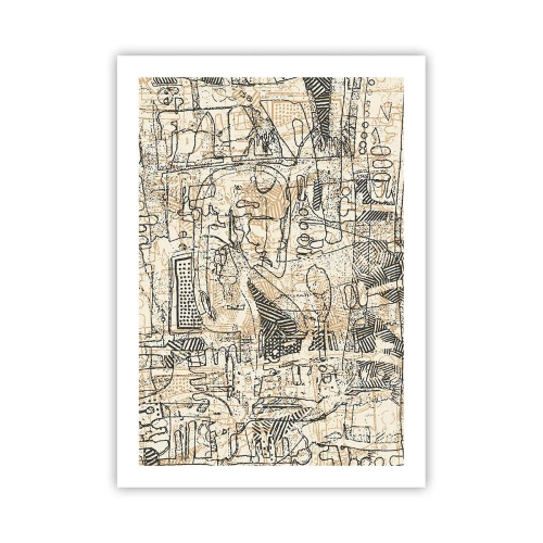 Affisch - Väntar på avkodning - 50x70 cm