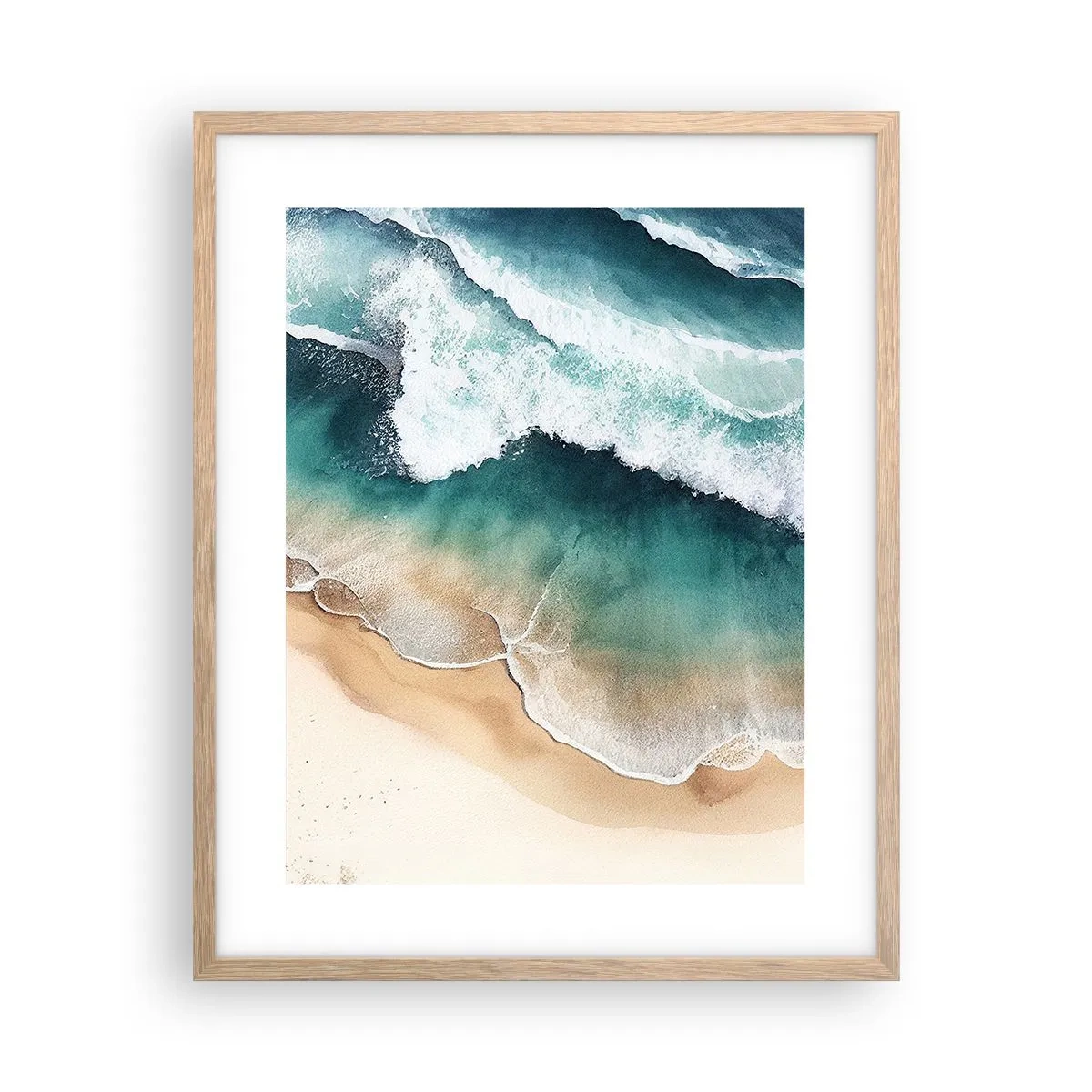 Affisch i ram av ljusek - Ett evigt möte - 40x50 cm