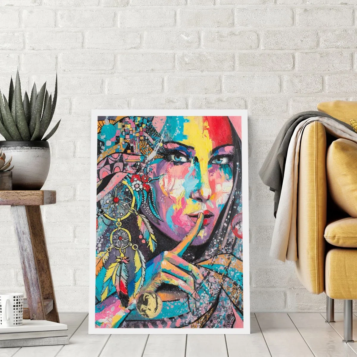 Affisch - Var tyst tills du förstår - 40x50 cm