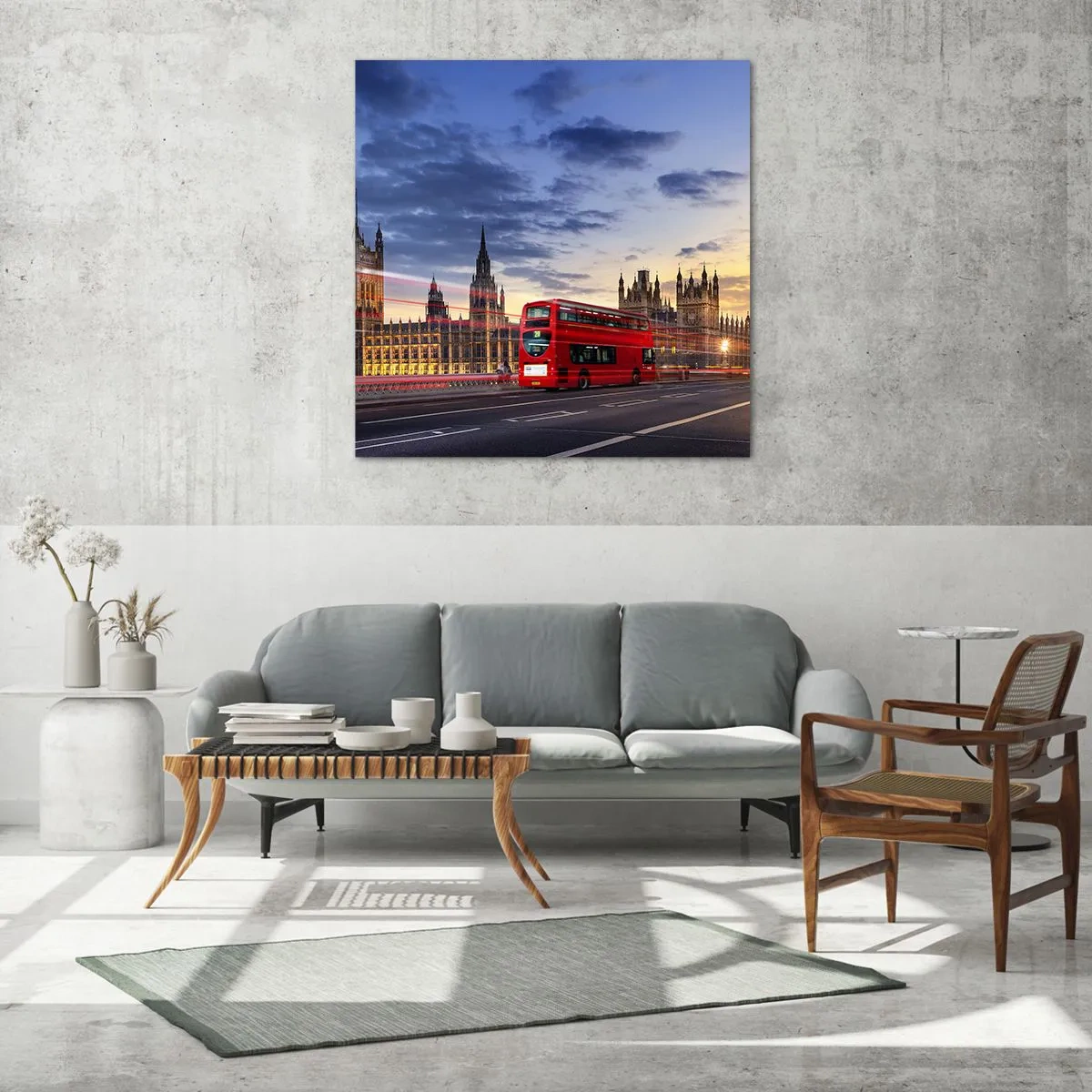 Glastavla - Bild på glas - Särdrag - 70x70 cm