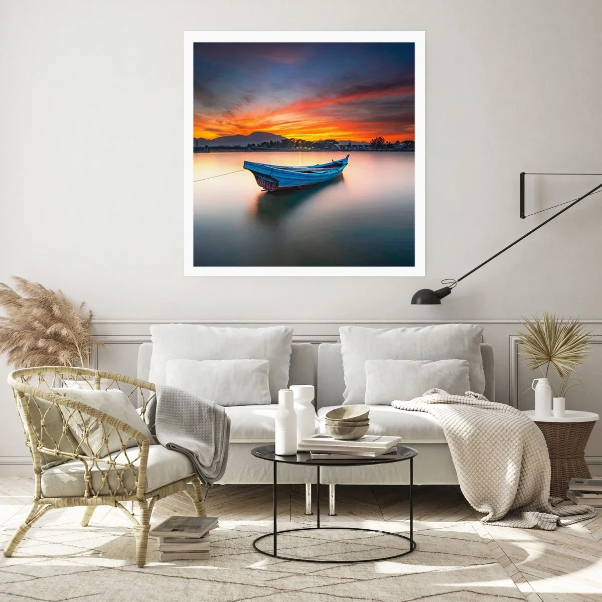 Affisch - Det kommer en god natt - 30x30 cm