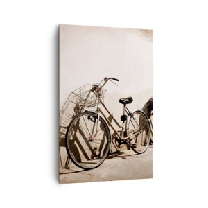 Canvastavla - Bild på duk - Oförglömlig charm av det förflutna - 80x120 cm