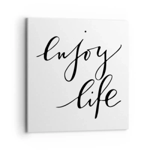 Canvastavla - Bild på duk - Ingenting att tillägga… - 70x70 cm