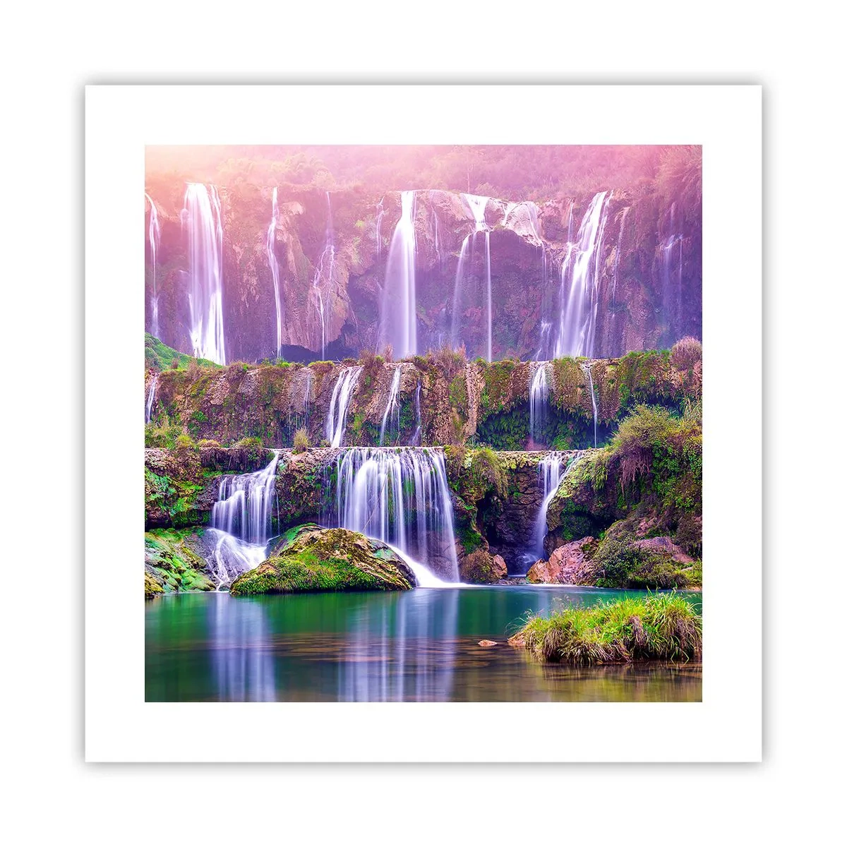 Affisch - Trappan till himlen - 40x40 cm