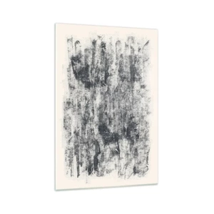 Glastavla - Bild på glas - Dimmig komposition - 70x100 cm