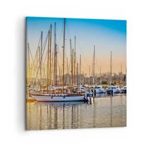 Canvastavla - Bild på duk - Vinden måste också sova - 50x50 cm