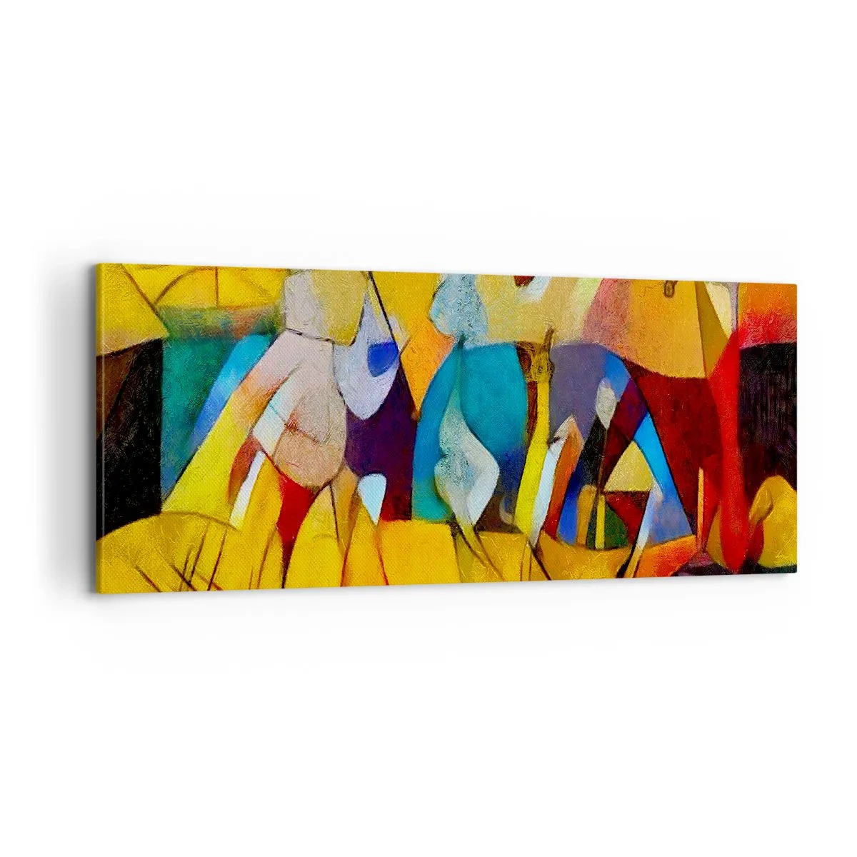 Canvastavla - Bild på duk - Sol - liv -glädje - 100x40 cm