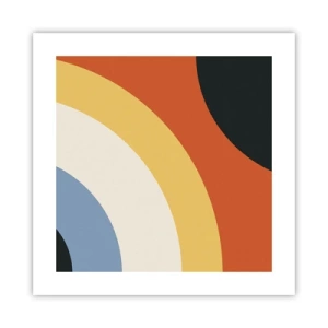 Affisch - Mot varandra - 40x40 cm