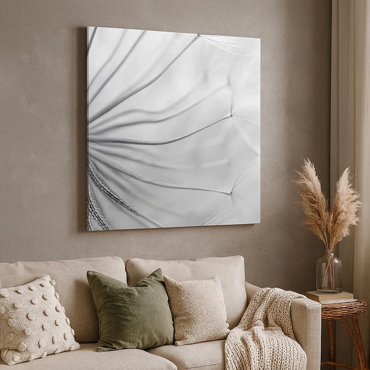 Canvastavla - Bild på duk - Blåsande, flygande drakar - 30x30 cm