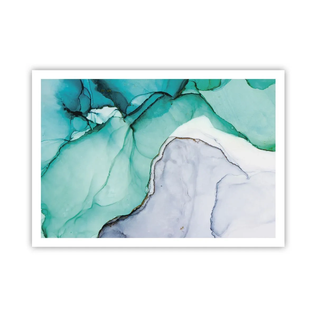 Affisch - En studie i turkos - 100x70 cm