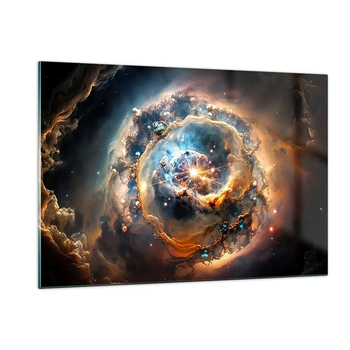 Glastavla - Bild på glas - Början - 120x80 cm