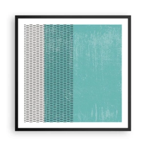 Affisch i svart ram - Balanserad komposition - 60x60 cm