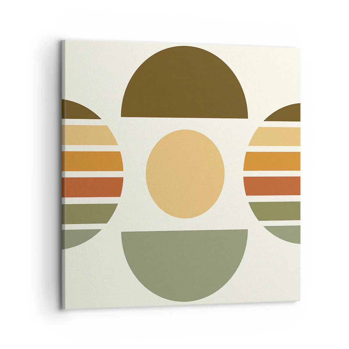 Canvastavla - Bild på duk - I jordens färger - 50x50 cm