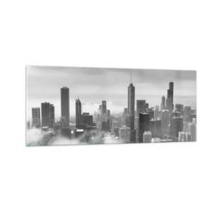 Glastavla - Bild på glas - Amerikanskt landskap - 100x40 cm