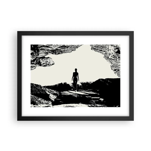 Affisch i svart ram - En ny blick - 40x30 cm