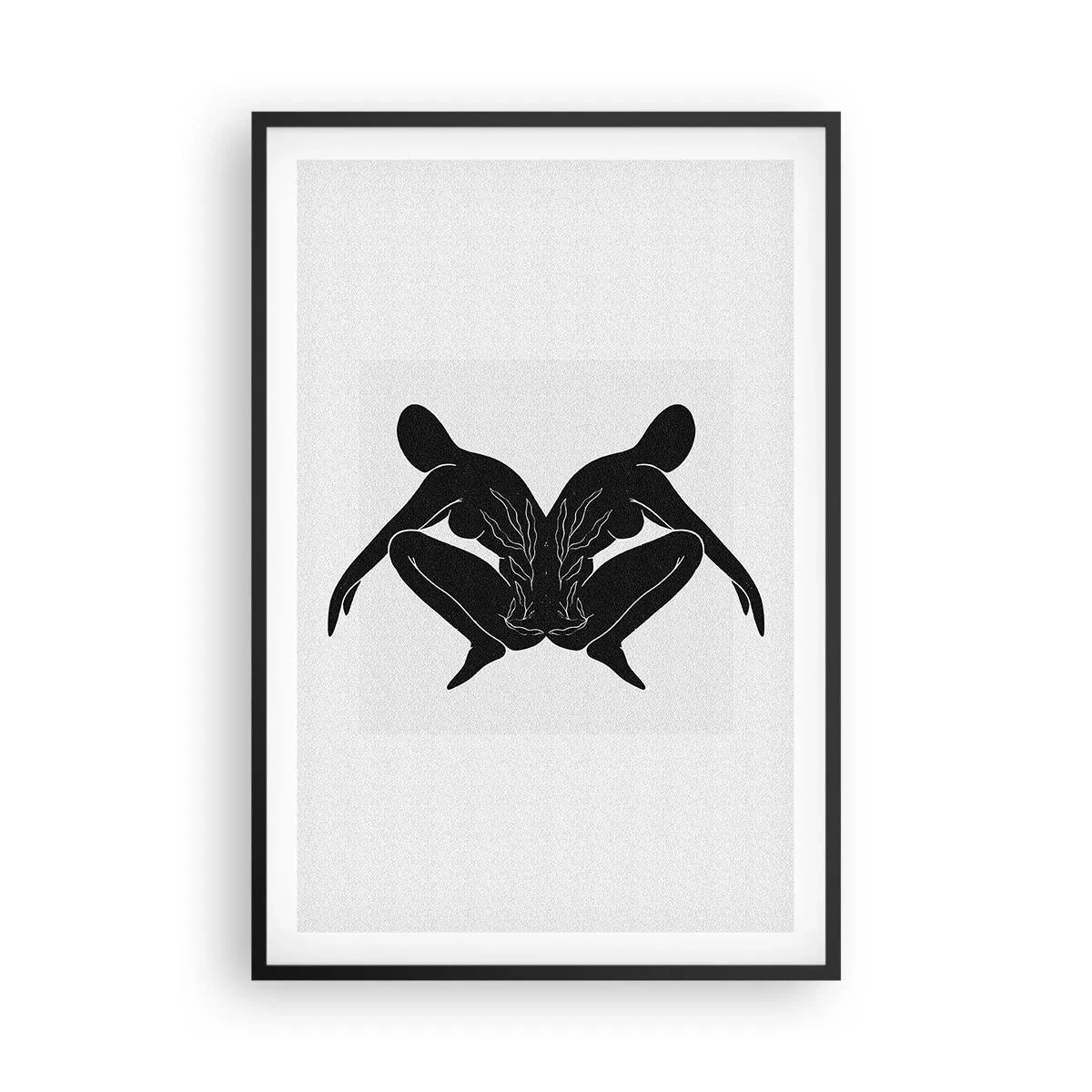 Affisch i svart ram - En delad själ - 61x91 cm